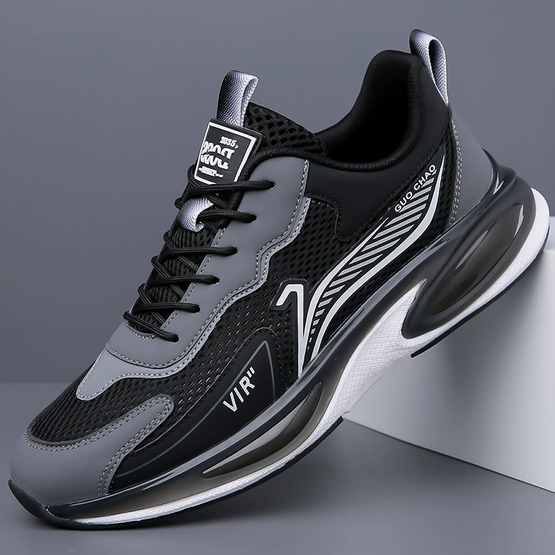 Легкая роскошная мужская обувь 2024, осенне-зимняя новая универсальная мягкая подошва, трендовая легкая спортивная обувь для бега, модная обувь для ходьбы, большой размер