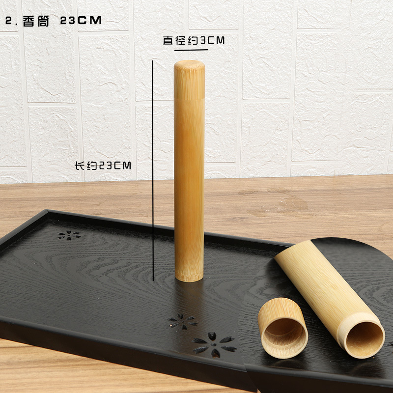 ポータブル竹製茶筒竹製壇型茶葉缶卸売り茶道収納部品竹茶葉缶竹製品|undefined