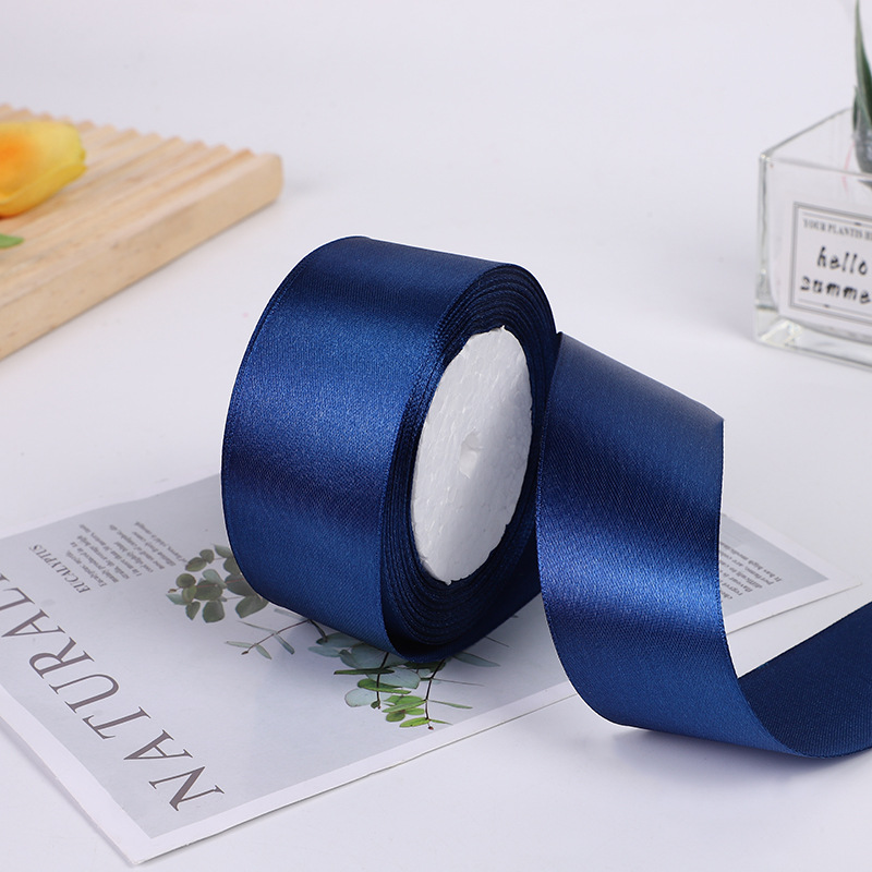 Cinta de poliéster de color de 5cm Diy decoración de boda, ramo de cinta, embalaje de regalo, cinta de cinta, fábrica de cinta al por mayor