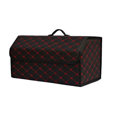 Car storage bag/box – Car Trunk Luggage Storage - black-red-line-small-size-313031cm