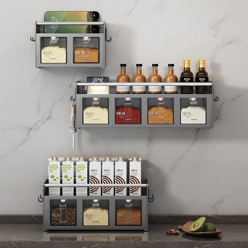 Especiero Organizador de Cocina de Pared, Sin Perforación image 4