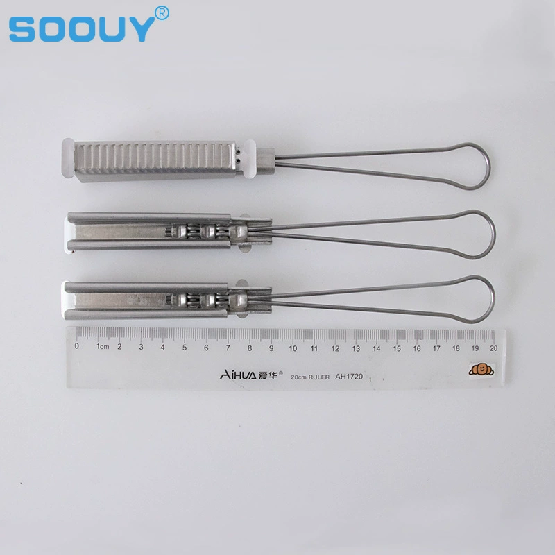 FTTH нержавеющая сталь алюминиевый сплав 5052 кожаный провод кабельный зажим оптоволоконный кабель зажим Завод прямых продаж