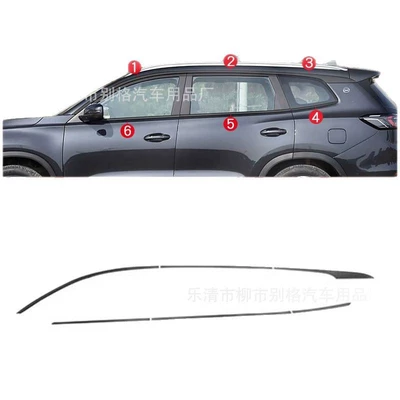 Şüşə kənarı xromları/moldingləri: Trim Window Bright Strip