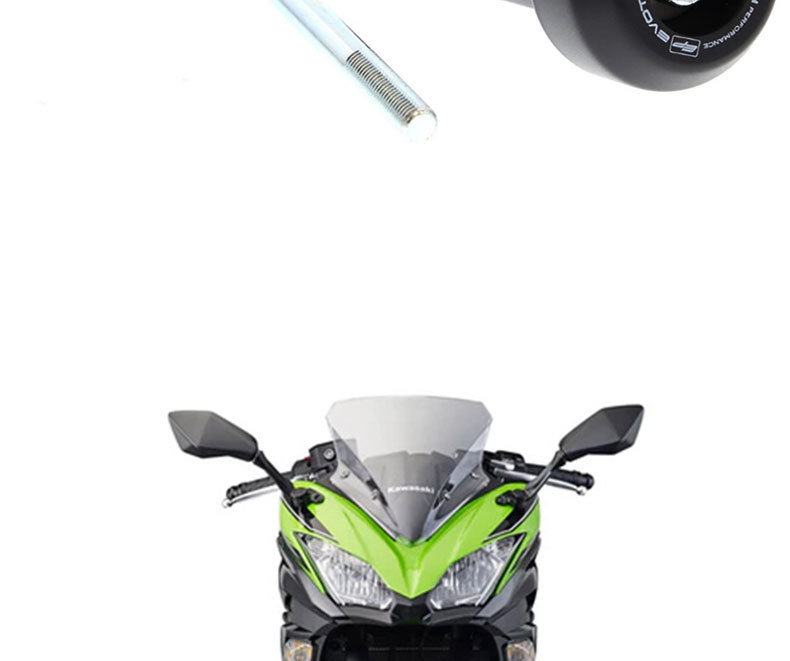 Suitable for Kawasaki Ninja650 2017-2022 Modified Body Engine Anti-Fall Shock Absorption Protection Ball Anti-Fall Glue
