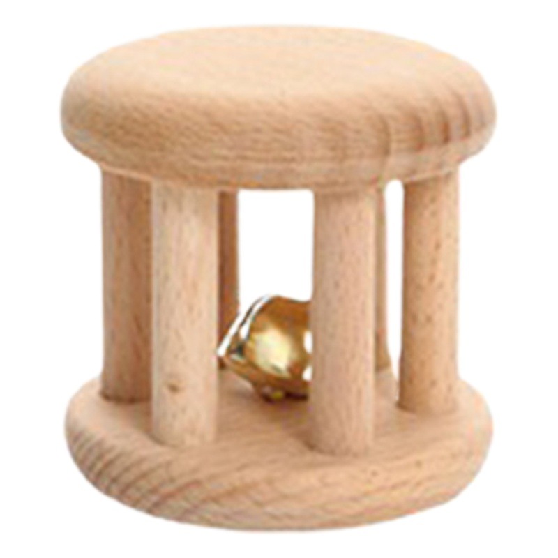 Material didáctico Montessori, kit sensorial de madera de haya para la coordinación ojo-mano, juguete educativo con cuentas, anillos, huevera