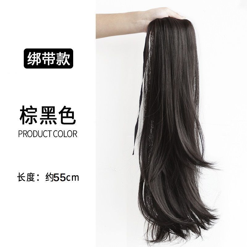 Tape Micro-Roll Pony Tail -55cm-Brown Black