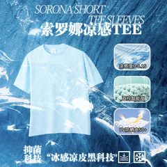 RS Men's Clothing | Solona Cool Short Sleeve T-shirt Sunscreen UPF50+ Men's Short Sleeve Cross-border Trendy American Short Sleeve Men