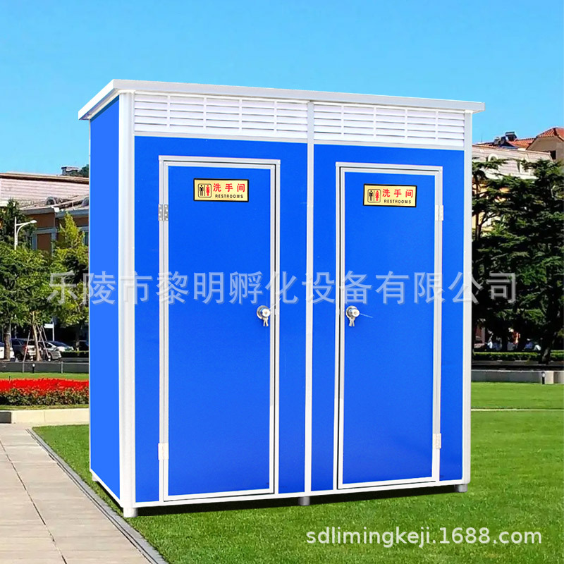 简易移动厕所公共卫生间彩钢复合板装配式农村旱厕改造淋浴房一体