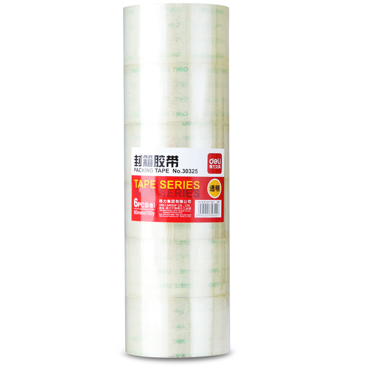有力テープ卸売り100m倉庫電気商包装宅配便シール高透明45mm幅テープ大60mm