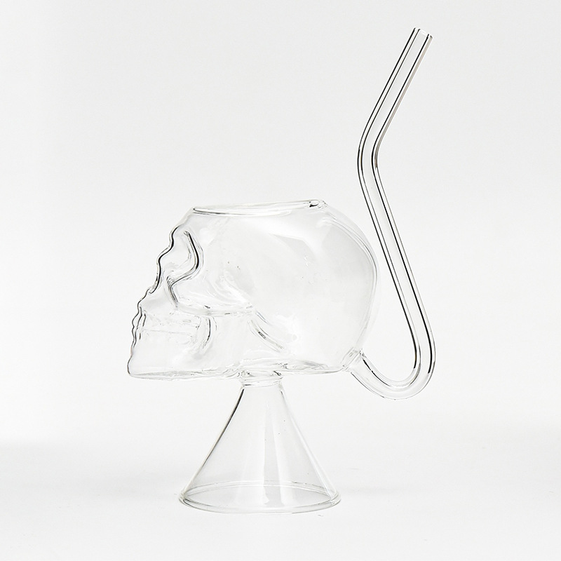 Copa de vino transparente con filtro de calavera creativa de vampiro, copa de vino tinto, copa de cóctel, venta directa de fábrica