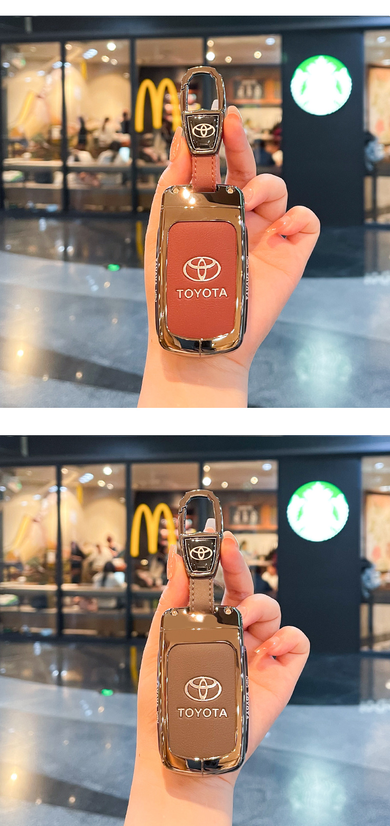 Suitable for Toyota Old Camry Key Cover Highlander Prius Prius 86 Reiz Domineering Car Bag Buckle Shell