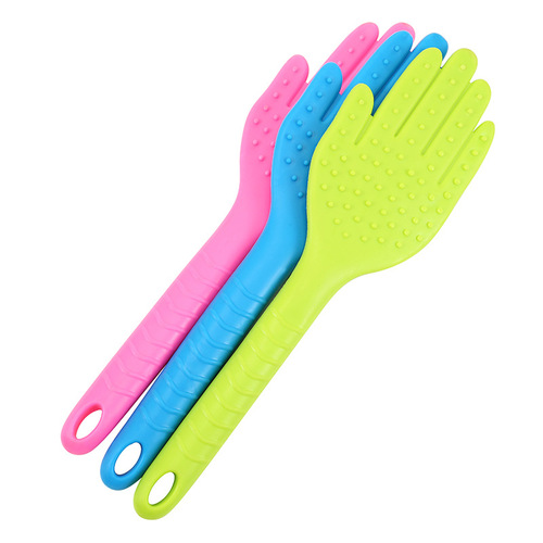 Health and Wellness Scraping Board, Neck and Shoulder Silicone Meridian Scraping Health Care Tool, Full Body Massage Cane, Massage Stick, Home Beauty Instrument