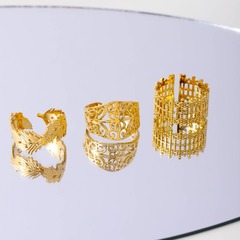 歐美熱銷時尚簡約輕奢百搭男女通用幾何不鏽鋼戒指 首飾批發