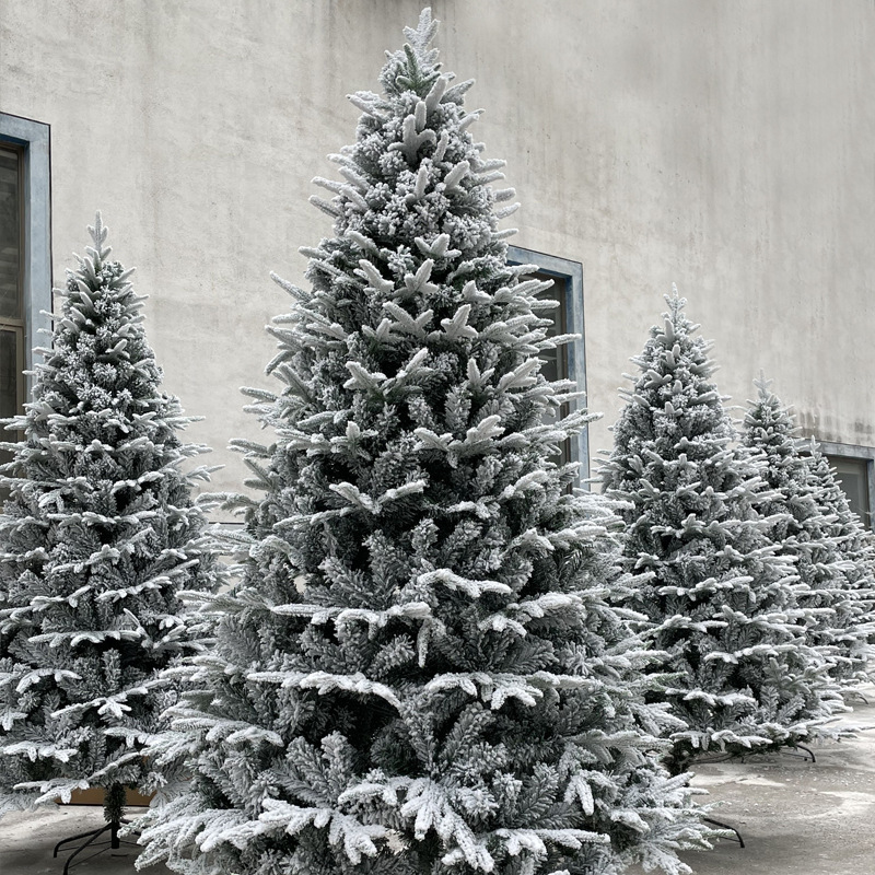 Falling Snow Christmas Tree 1.8 m Christmas White Flocking Simulation Encrypted PE PVC Christmas Cedar Tree Decorative Tree Falling Snow Christmas Tree 1.8 m Christmas White Flocking Simulation Encrypted PE PVC Christmas Cedar Tree Decorative Tree