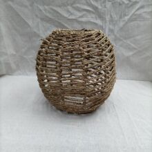 草编庭院花园装饰灯笼 酒吧咖啡厅节日灯笼水葫芦草编织风灯罩