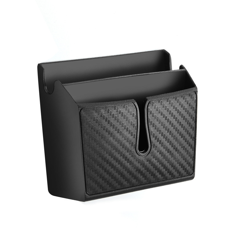 Qìchē – Car Adhesive Carbon Car storage bag/box - small