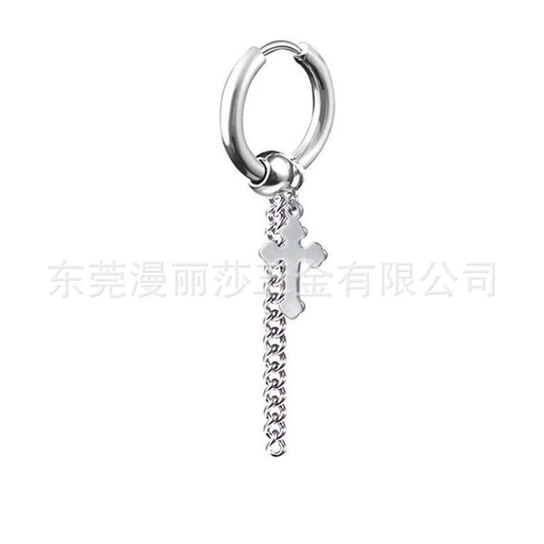 Cross steel earbuds single