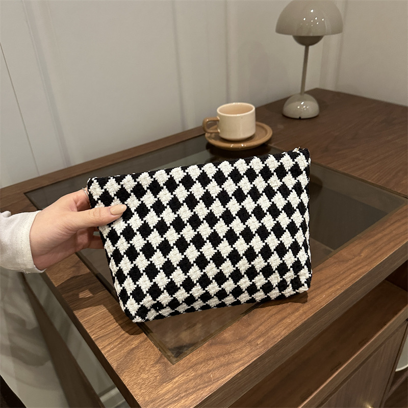 Amazon suministro transfronterizo otoño invierno bolsas de tela de tela de diamante bolsas de mano de nicho de diseño de bolsas de aire exterior