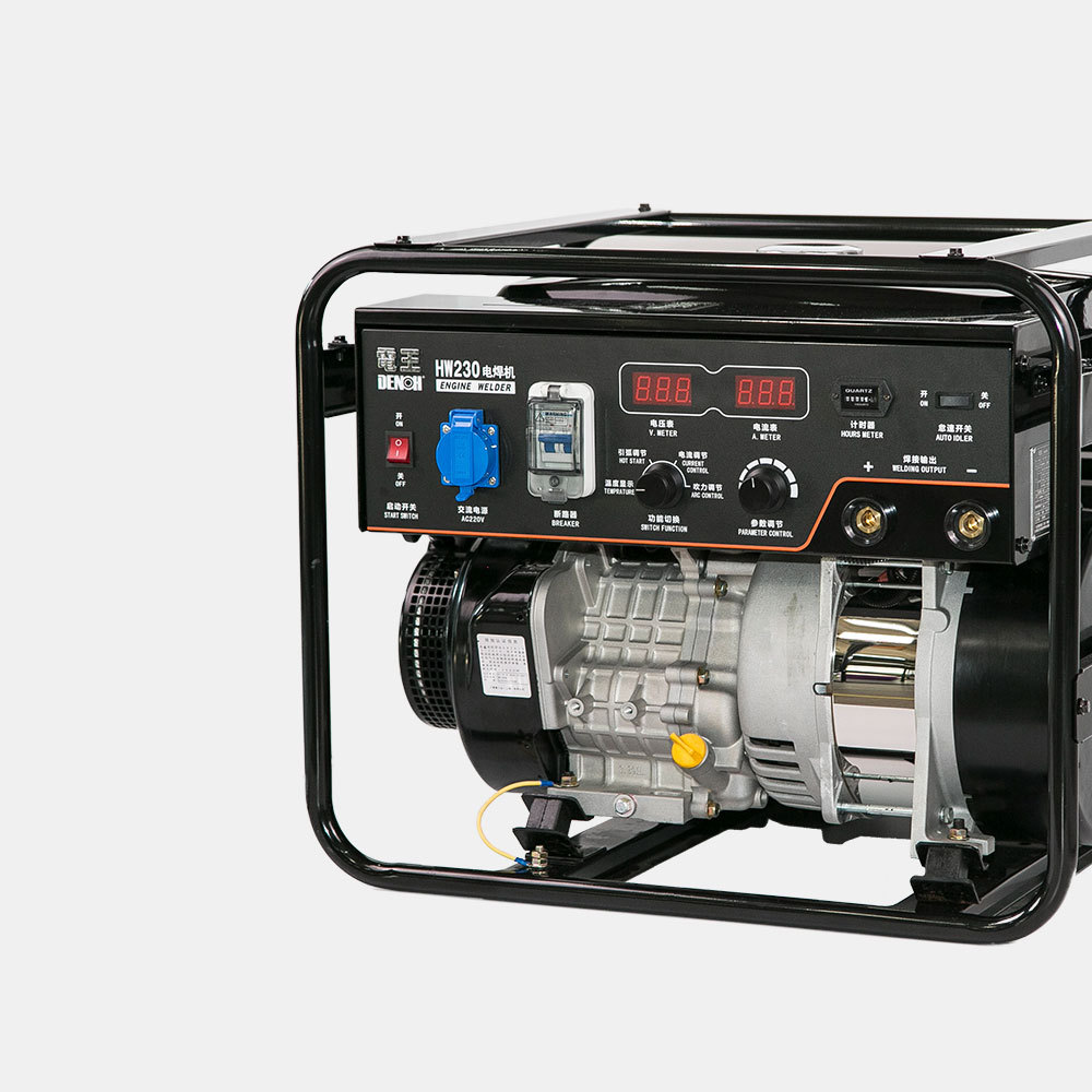 HW230日本电王汽油发电电焊机 HW230    230A汽油发电电焊机组