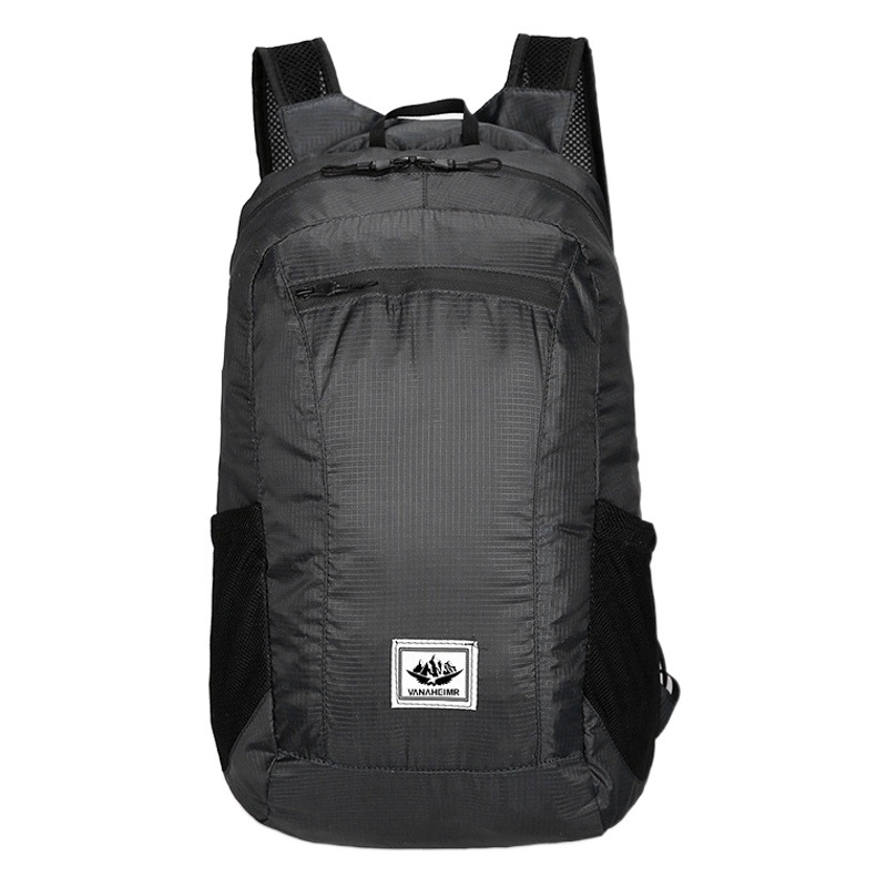 Oferta seleccionada transfronteriza plegable bolsa colorida mochila al aire libre de gran capacidad ligero impreso Logotipo de viaje Mochila deportiva