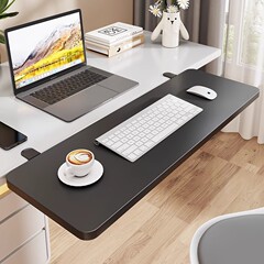 コンピュータデスクキーボードトレイデスクトップ拡張ボードパンチフリー折りたたみデスク拡張アーティファクトアームサポートスタンド