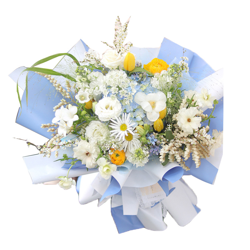 Papel de embalaje de color caramelo fresco de Liziran Papel de estilo coreano Papel ouya de color sólido Papel de color doble engrosado a prueba de agua