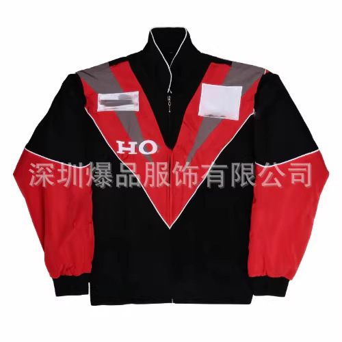 F1 Racing Suit Embroidered Jacket Embroidered Cotton Jacket Outdoor Racing Suit Motorcycle Riding Suit Motorcycle Jacket Men's and Women's Outerwear F1 Racing Suit Embroidered Jacket Embroidered Cotton Jacket Outdoor Racing Suit Motorcycle Riding Suit Motorcycle Jacket Men's and Women's Outerwear