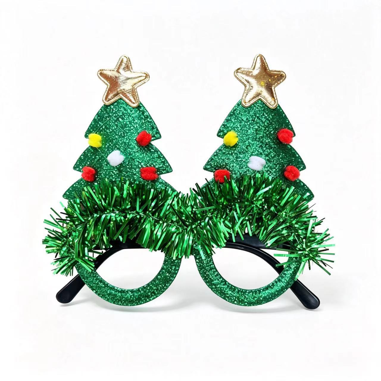 Nueva Navidad diadema gafas marco Halloween Día de San Valentín gafas de Santa Claus gafas Fiesta de Navidad