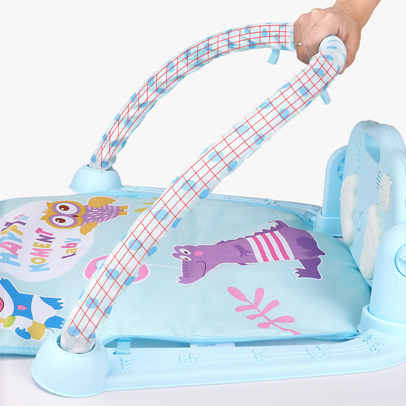 Sudeste asiático popular bebé pedal juguete recién nacido bebé música manta música fitness soporte pedal piano