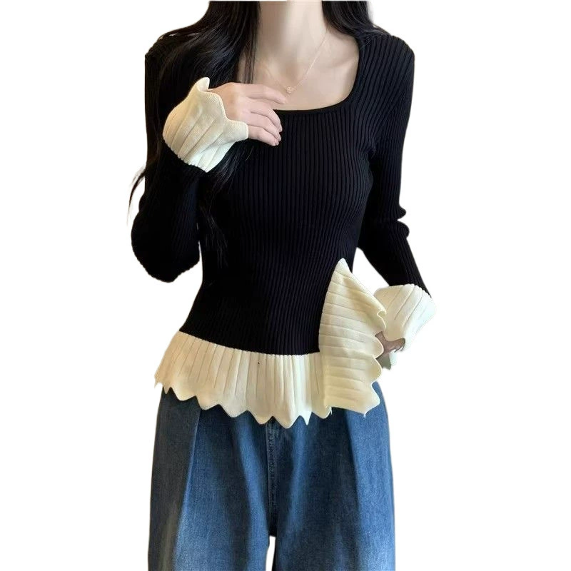 Spring autumn knitted sweater, 2025 years