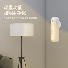 空气净化小夜灯USB充电家用冰箱衣柜鞋柜消除异味小型臭氧消毒器