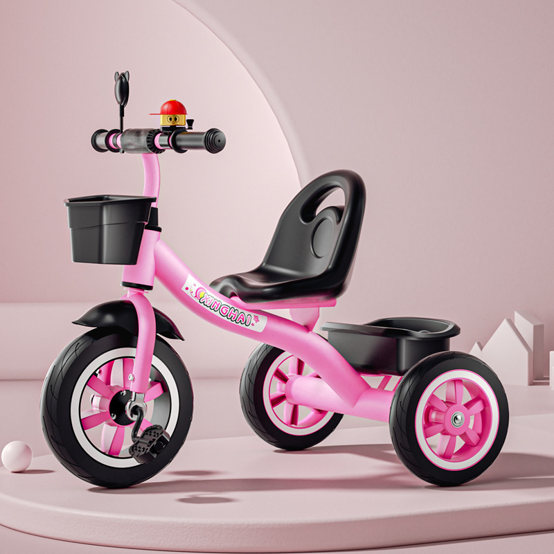 Triciclo infantil 1 - 3 - 2 - 6 años de edad, carro de bebé grande, bicicleta, carro de jardín de infantes image 25