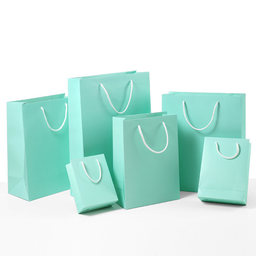 Green jewelry gift bag accessories bracelet necklace ring earring packaging box lipstick handbag