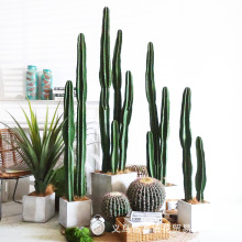 仿真北欧仙人柱量天尺盆栽假绿植仙人掌植物室内落地橱窗装饰摆件