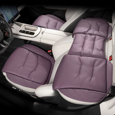 Seat cushion, seat cover, 2025 Car Seat Cushion for the - s-model-nappa-leather-misty-purple-three-piece-set-for-front-and-rear-rows