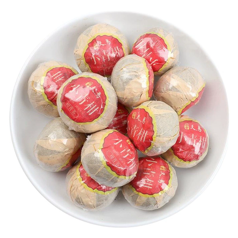 Xinhui Xiaoqinggan оптовая продажа оптовая подарочная коробка Юньнань спелый чай пуэр чай мандарин чай пуэр Xinhui спелый чай Xiaoqinggan