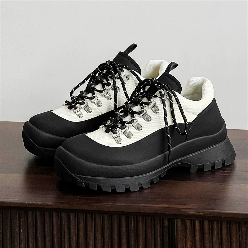 2025 новых весенних походных кроссовок для мужчин, универсальные дышащие кроссовки, увеличивающие рост, нескользящая спортивная обувь для прогулок на открытом воздухе для пар.