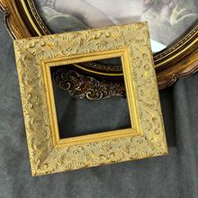欧式复古油画框金色实木印花画框装裱高档画框展览客厅挂墙空框