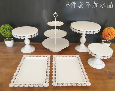 Decoración de mesa de postre soporte de exhibición bandeja de pastelería de postre comida fría pausa de té Mesa estante de la torta té de la tarde Merienda stand image 24
