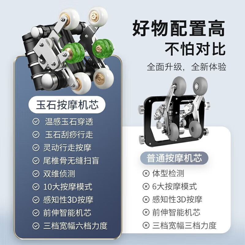 奥克斯按摩椅家用全身豪华多功能电动智能太空舱SL导轨新款沙发椅|undefined