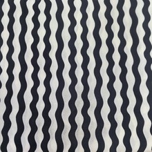 全棉高密府绸活性直喷数码印花波浪条纹女装女童连衣裙面料