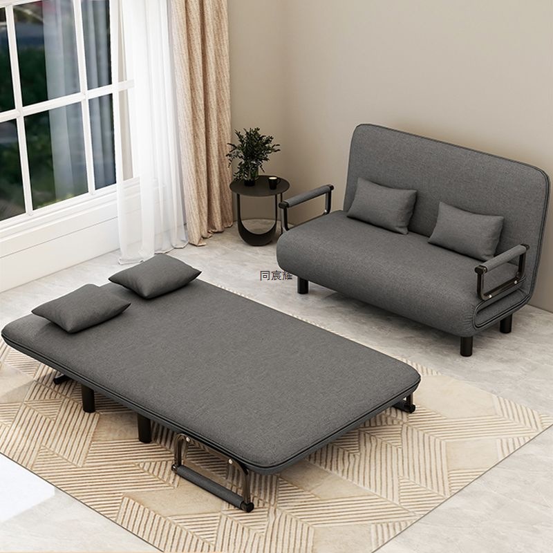 Folding Sofa Bed, Dual-Purpose Lunch Break Bed, Single Small Apartment Office, Double Home Balcony Multi-Functional Bed