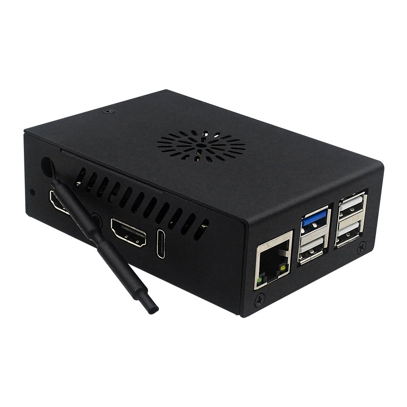 Металлический корпус для Orange Pi 5 MAX, охлаждающий вентилятор для Orange Pi 5 MAX, защитный корпус материнской платы