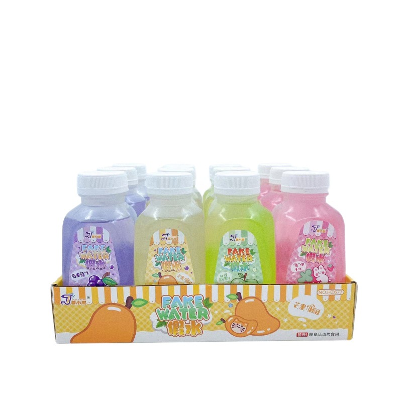 Barro espumoso falso cemento botella de color descomprimida diy mano no mancha barro de color para llevar frutas en barril agua falsa 2 yuanes