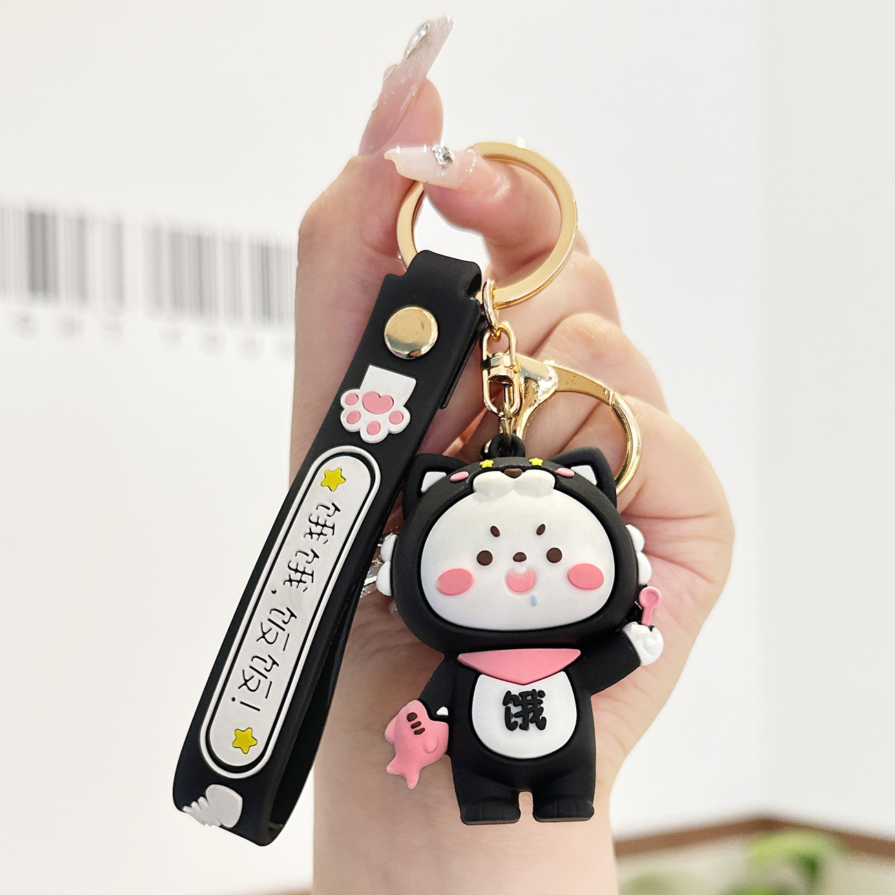 Venta directa de fábrica llavero colgante pequeño muñeca tridimensional llavero de coche mochila escolar colgante puesto al por mayor productos pequeños