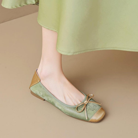French Mary Jane Women's Shoes 2025 New Summer Pumps Retro Ballet Low-Heeled Sandals Mom Egg Roll Shoes