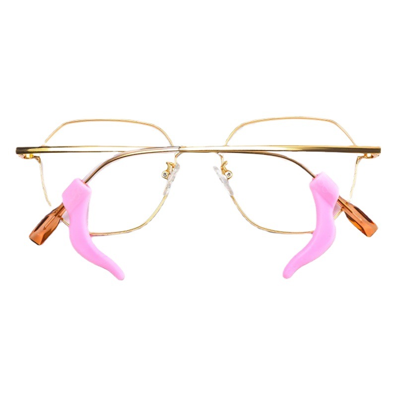 Sports glasses non-slip cover silicone fixed ear hook anti-drop anti-drop eye leg hook large Accessories Wholesale
