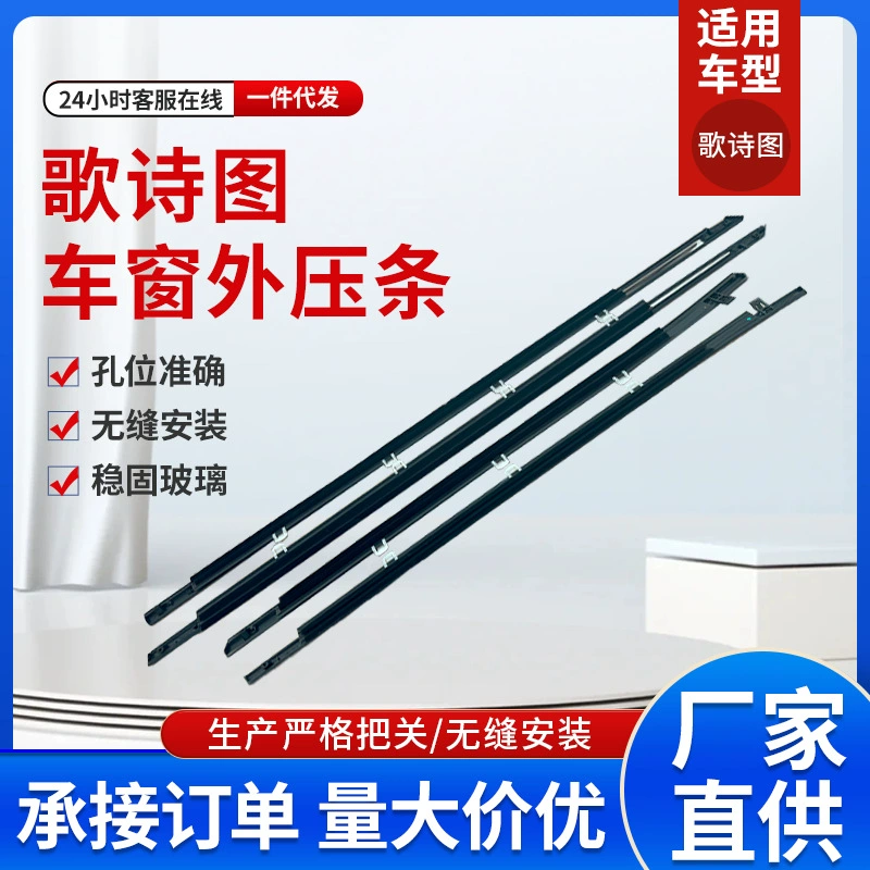 Применимо Ge Shigu Автозапчасти наружная обжимная дверь стеклоуплотнение автомобиля 72410-TP6-A01