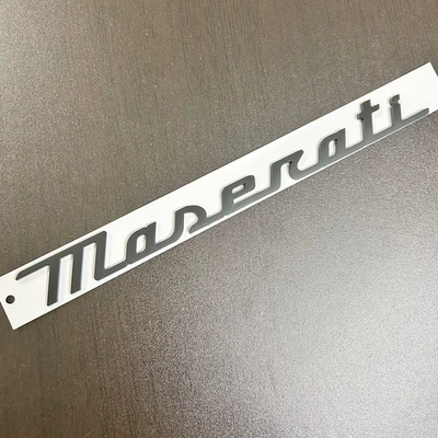 Car logo – Emblem Rear Emblem Xinyicheng - new-model-tail-mark-maserati-matte-black