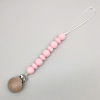 Silica gel children's pacifier for baby for new born, chewy lanyard holder for correct bite